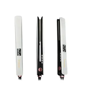 Hair Machine Straightener Curling And Straightening Machine Repair Hair Keratin Anion Flat Iron Private Label Straightener Titanium Plate In Good Price