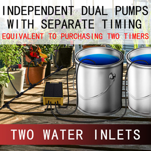 Système d'irrigation goutte-à-goutte automatique solaire à double pompe avec détection de pluie <span class=keywords><strong>pour</strong></span> usage personnalisé - Product Image 4