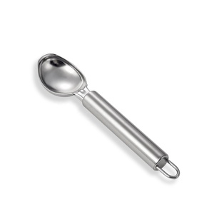 Cuchara Multifuncional para Helado con Mango Cómodo, Cuchara para Helado de Acero Inoxidable Antiadherente - Product Image 1