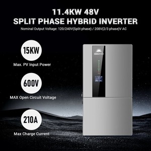 Kit Solar Híbrido SunGoldPower SGH-11N2E DC/AC 11.4KW 48V 20.48KWH con Batería de Litio de 12KW, 99% de Eficiencia, 240VAC Trifásico - Product Image 5