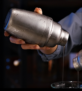 Shaker à trois sections en acier inoxydable, accessoires de bar, réutilisable et lavable - Product Image 3