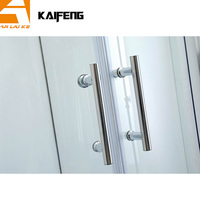 Goedkope schuifdeur douchecabine KF-2301C Hangzhou, offset kwadrant basiswiel met magnetische strip