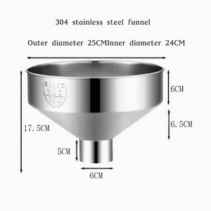 Corong besar baja tahan karat 304 corong kimia industri non-magnetik dengan corong pompa elektrik mulut besar untuk pengisian bahan bakar - Product Image 4