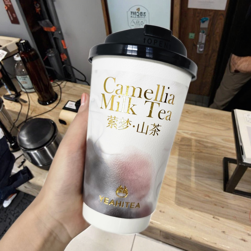 Custom Double-Layer Disposable Corrugated Paper Cup Recyclable PE Lined Hot Stamped with Wood Pulp Sustainable Packaging Coated