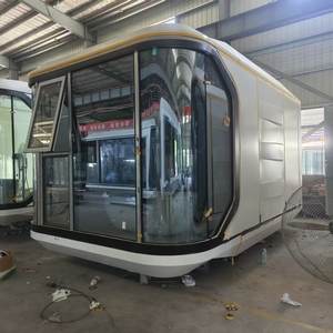 2025 modelo de fábrica nueva llegada gran oferta contenedor prefabricado cápsula espacial de lujo Casa patio trasero con cocina para <span class=keywords><strong>Costa</strong></span> de Marfil - Product Image 2