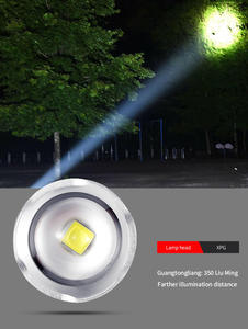 Multi-function Dual <b>Light</b> Flashlight USB Rechargeable Front <b>LED</b> Spotlight Side COB Flood <b>Light</b> Handheld Tactical Torch - Product Image 5
