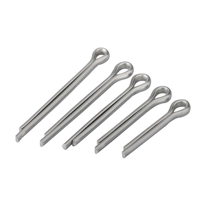 สลักยึด DIN94 <span class=keywords><strong>ISO1234</strong></span> ทำจากเหล็กกล้าคาร์บอนชุบสังกะสี/เหล็กกล้าไร้สนิม 304 ป้องกันการคลายตัว สำหรับสลัก/น็อต - Product Image 2