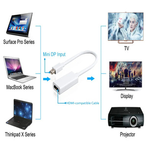 <span class=keywords><strong>Cable</strong></span> Adaptador Mini DP a HDTV 4K, Convertidor <span class=keywords><strong>DisplayPort</strong></span> Macho a Hembra para Macbook Pro, Air, <span class=keywords><strong>Mac</strong></span> Surface Pro - Product Image 5