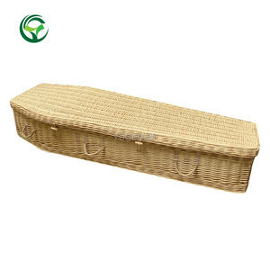 Vente en gros bon marché cercueils en <span class=keywords><strong>osier</strong></span> biodégradable <span class=keywords><strong>cercueil</strong></span> de saule pour les funérailles de haute qualité fait à la main de Chine fournisseur - Product Image 3