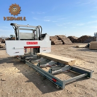 Scie à ruban horizontale portative diesel pour le bois