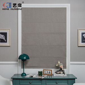Nhà máy tự động Rèm Roman Shades Linen Rèm Roman thiết kế cửa sổ bay khách sạn - Product Image 2