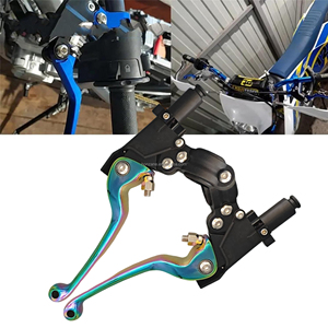 Palancas de Freno y Embrague Universales de Aluminio para Motocicleta, Repuestos Modificados <span class=keywords><strong>ASV</strong></span> Todoterreno Anticaída - Product Image 2