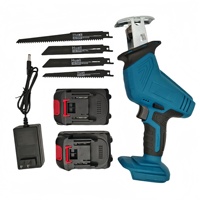 Scie sauteuse 21V à batterie lithium, machine de découpe rechargeable 50V, petite tronçonneuse portative pour l'extérieur