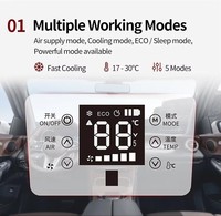 Nouveau climatiseur de toit 24V 12V pour camion et camping-car, refroidisseur d'air de stationnement
