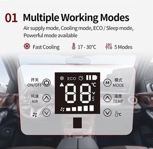 Nouveau <span class=keywords><strong>climatiseur</strong></span> de toit 24V 12V pour camion et camping-car, refroidisseur d'air de stationnement - Product Image 3
