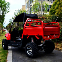Véhicule utilitaire électrique agricole pour adultes, 4 roues motrices, 2 roues motrices avec blocage de différentiel, 50-75 km/h, kart tout-terrain, buggy de plage, pour sites touristiques