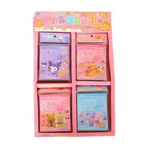 สมุดสติ๊กเกอร์จมูกมินิโมเฮย์ 25 ชิ้น สติ๊กเกอร์การ์ตูนน่ารักสำหรับเด็ก สติ๊กเกอร์รางวัล DIY สีผสม - Product Image 4