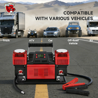 Compresseur d'air numérique Ambull haute qualité 350L/min 12V 150PSI à gonflage rapide, double cylindre, robuste, pour pneus