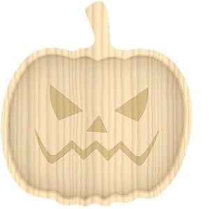 Plateau rond en bois en forme de citrouille d'Halloween pour aliments, café, thé, décoration de la maison - Product Image 5