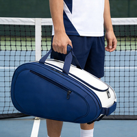 Sac à dos de tennis et de pickleball unisexe Oxford avec poche séparée pour chaussures, léger, grand espace de rangement, pour les sports de plein air
