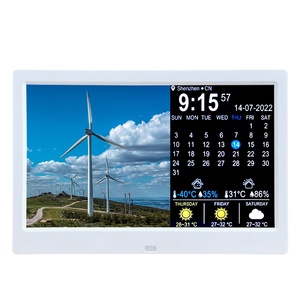 Đồng Hồ Treo Tường Kỹ Thuật Số 10Inch Đồng Hồ Lịch Kỹ Thuật Số Nhắc Nhở Bằng Thuốc Báo Thức Màn Hình Lớn Đồng Hồ Treo Tường WIFI Cho Chứng Mất Trí Nhớ - Product Image 1