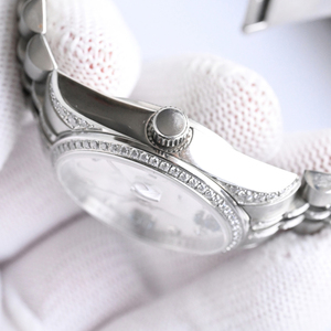 Reloj de Acero Inoxidable Hecho a Mano con Caja Resistente al Agua, Reloj de Mujer Hecho de Acero Inoxidable 904L - Product Image 3