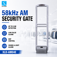 Porte de sécurité EAS SUN LEADER 1620x460x32mm AM 58kHz avec alarme sonore/visuelle pour centre commercial, protection antivol pour la vente au détail de vêtements