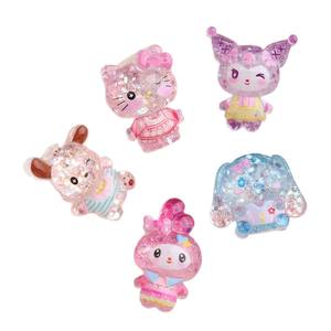 Résine Dessin Animé DIY Résine Transparent Mince Brillant Feuille KT Chat Crème Gel Pince À Cheveux Junk Téléphone Cas Chaussure Porte-clés Pendentif - Product Image 6