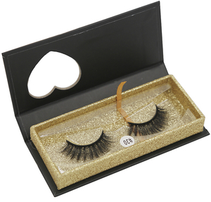 pink hot water level sensor custom magnetic gold black packaging box private label mink eyelashes eyelash case