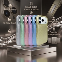 Étui de téléphone en PU doublé de flocage magnétique, coque de protection intégrale antichoc rose métallisé pour iPhone 15 à 17 Pro Max