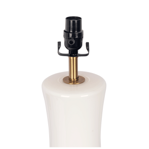 Lámpara de Mesa Tradicional Minimalista DB, Pantalla Grande en Color Blanco Hueso, LED, Funciona con Batería, Inalámbrica, para Dormitorio - Product Image 6