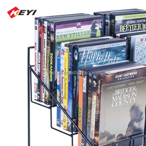 Tùy chỉnh truy cập hàng đầu CD tổ chức Lưu trữ hiển thị giá <span class=keywords><strong>DVD</strong></span> dây kim loại hiển thị đứng - Product Image 4