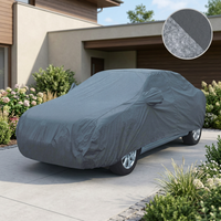 Housse de voiture en coton aiguilleté composite PVC 250 g/m² personnalisable, imperméable, disponible en toutes saisons, anti-poussière, anti-taches