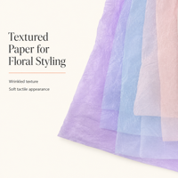Papier d'emballage floral coloré, feuilles de papier artisanal imperméables pour l'emballage de bouquets et l'utilisation par les fleuristes, recyclable sur mesure