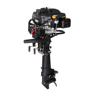 Novo Motor de Popa a Gasolina Zonsen200e 4 Tempos com Manopla de Luxo, Partida Elétrica e Acessório de Engrenagem Refrigerado a Água - Product Image 2