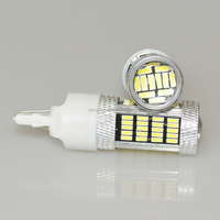 Ampoule LED pour voiture S25 1156 BA15S Bau15S T20 7440 7443 PSX24W 92SMD 92LED 4014, clignotant, autres accessoires d'éclairage automobile