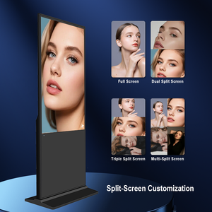 Focuseen Trong Nhà Kỹ thuật số biển kiosk với màn hình cảm ứng hồng ngoại tầng đứng quảng cáo hiển thị CMS kích hoạt giáo dục sử dụng - Product Image 4