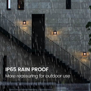โคมไฟติดผนังพลังงานแสงอาทิตย์2-3W สีขาวอบอุ่น3โหมดเซ็นเซอร์ตรวจจับการเคลื่อนไหวกลางแจ้งกันน้ำไฟ LED โคมไฟติดผนังสำหรับสวน - Product Image 4