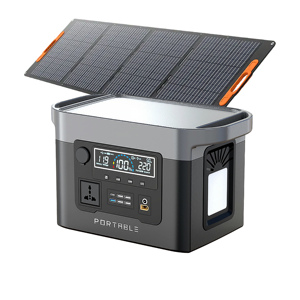 Estación de Energía Portátil de Alta Potencia de 5000 Wh con Batería de Iones de Litio, Inversor de Onda Sinusoidal Pura, Tecnología MPPT, Panel Solar y Linterna - Product Image 1