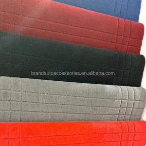 Cuộn Velour kim đấm và chần sợi vòng cắt đống Vòng đống CuộN vật liệu PVC TPR Spike ủng hộ sàn xe mat vật liệu - Product Image 4