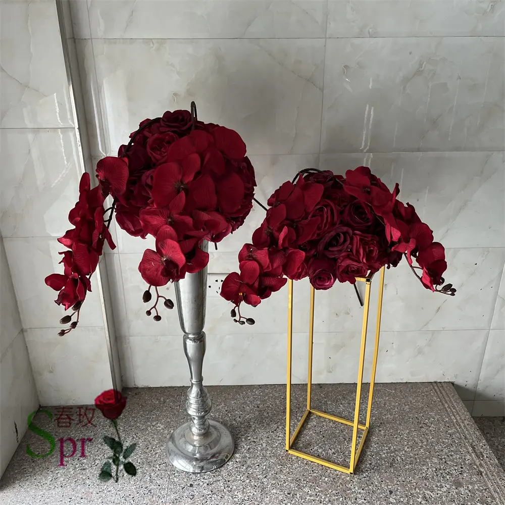 Estojo de flores para casamento, flor de peônia de 35cm para mesas, alegria e boa sorte, casamento, buquê de casamento e noivado