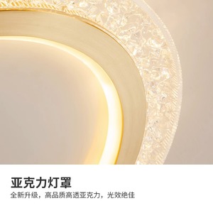 Nordic Style Luxury Round <b>Ceiling</b> <b>Light</b> Elegant Minimalist Designer Style Lighting Fixture for Bedroom Living Room Study - Product Image 5