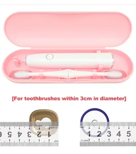 Porta escova de dentes elétrica, portátil, de plástico, resistente, porta escova de dentes, capa de viagem, portátil, para viagem