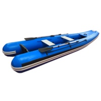 Goethe — bateau gonflable de pêche à rames pour 2 personnes, bateau de 370cm, 12 pieds de Long, GTK370