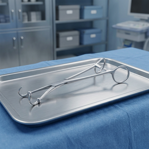 Forceps manuel Roeder incurvé à dents, instrument chirurgical en acier inoxydable, certifié CE, classe I, pour utilisation en salle d'opération - Product Image 4