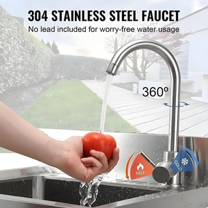 Évier de cuisine professionnel en acier inoxydable brossé à cuve unique avec égouttoir et étagère de rangement pour station de préparation de restaurant - Product Image 4