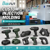 Molde de Inyección de Plástico de Alta Precisión para Carcasas de Herramientas Eléctricas Personalizadas, ABS, PP, PC, PA, POM, OEM, ODM