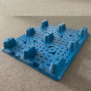 Stapelbare Neun-Fuß-Skids aus Blasform-HDPE-PP-Kunststoff, Schwerlastpalette 1200*1000mm 1200x1000mm 120x100cm 1200*1000cm - Product Image 2