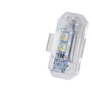 Feux d'avertissement clignotants colorés pour voitures et motos <span class=keywords><strong>6V</strong></span> USB LED Drone lumière stroboscopique modèle de queue de vélo Anti-Collision - Product Image 6