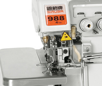 Machine à coudre chinoise Siruba 988, d'occasion, bord de poche, Overlock, en bon état